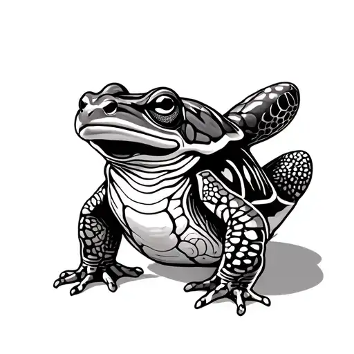 Aquarius Spiritual Turtle Frog