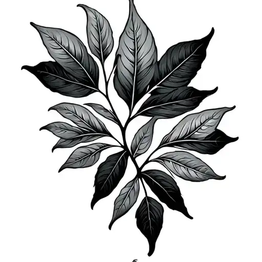 Tree Leaf Intertwined