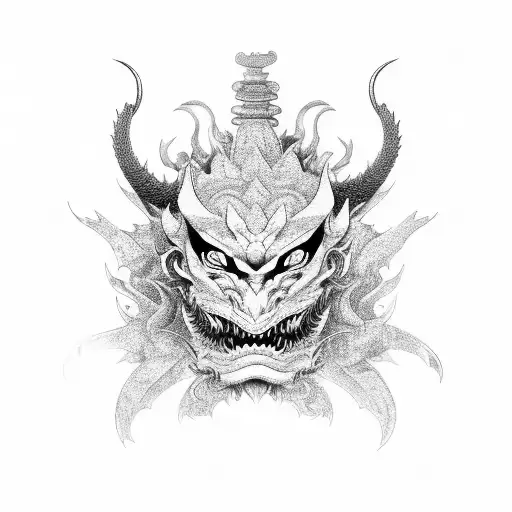 Dragon Hannya Mask