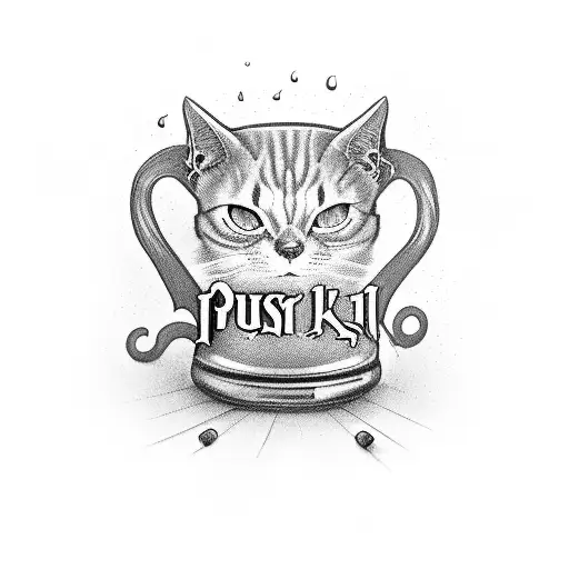 Spooky Liquor Bottle That Says Pussy Liquor