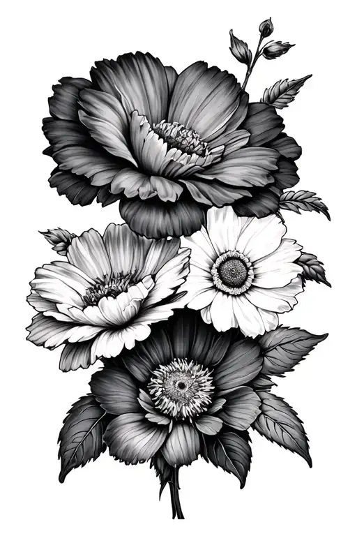 February August Birth Flowers