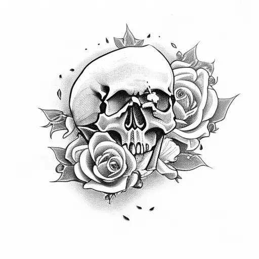 Skull And Roses