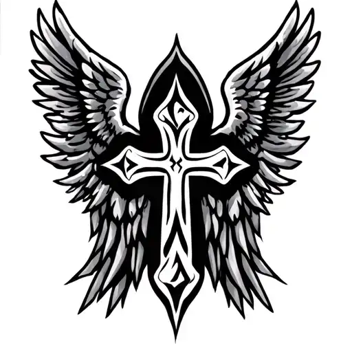 Cross Tribal Angel