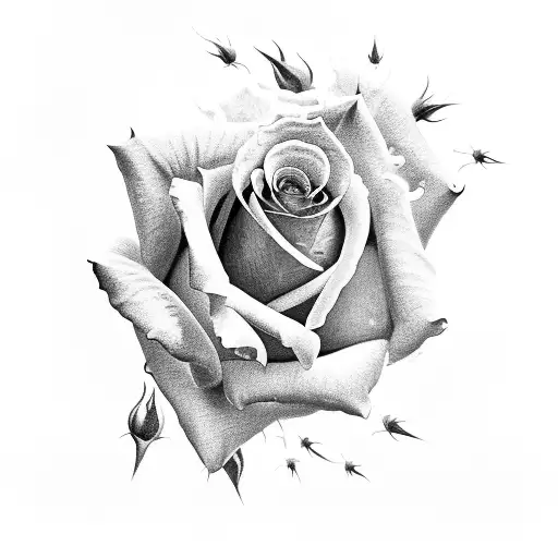 Rose With Thorns For Men