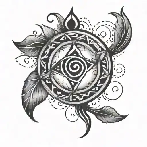 Unalome Symbol Integrated