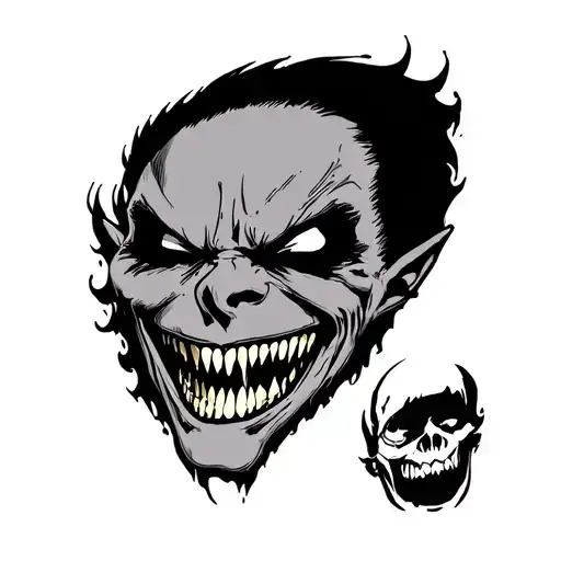 A Scary Smile From A Manga