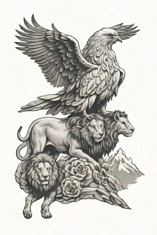 Dove Lion Sheep Mountain Range