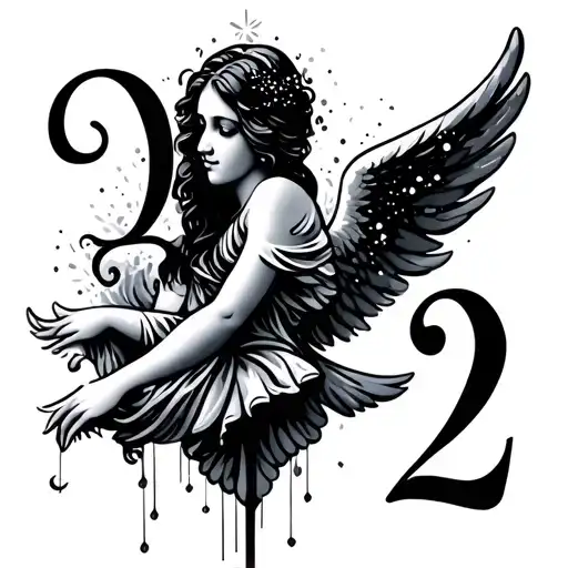 Angel Numbers 222 With Sparkles