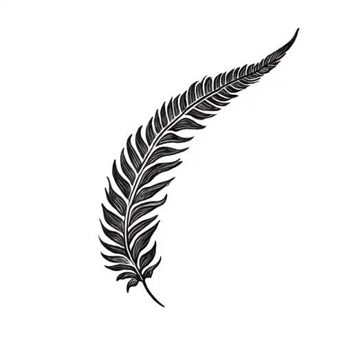 Silver Fern Feather Transforming