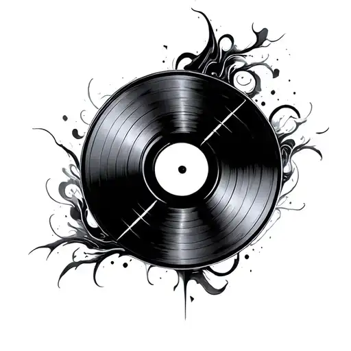 Abstract Vinyl Record