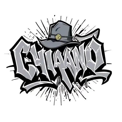 Chicano Graffiti Lettering Gangster Comic