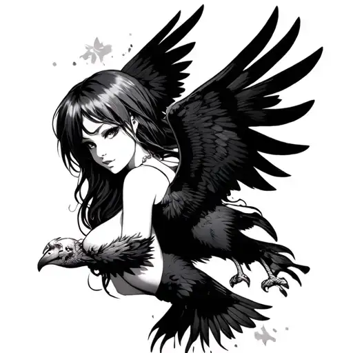 Sexy Anime Girl Spread Eagle