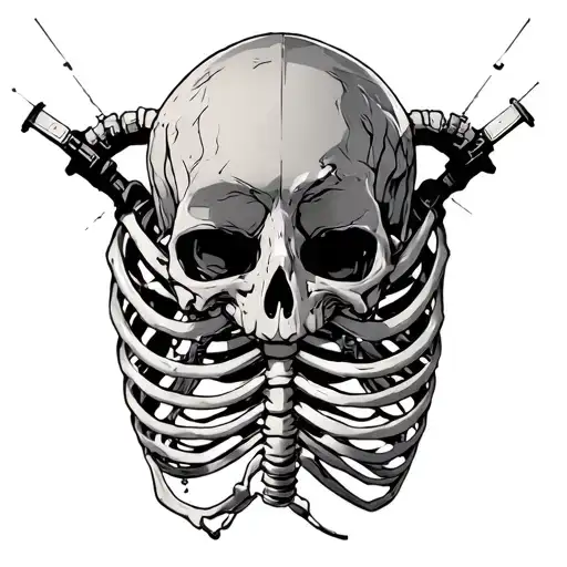 Cyberpunk Skeletal Back