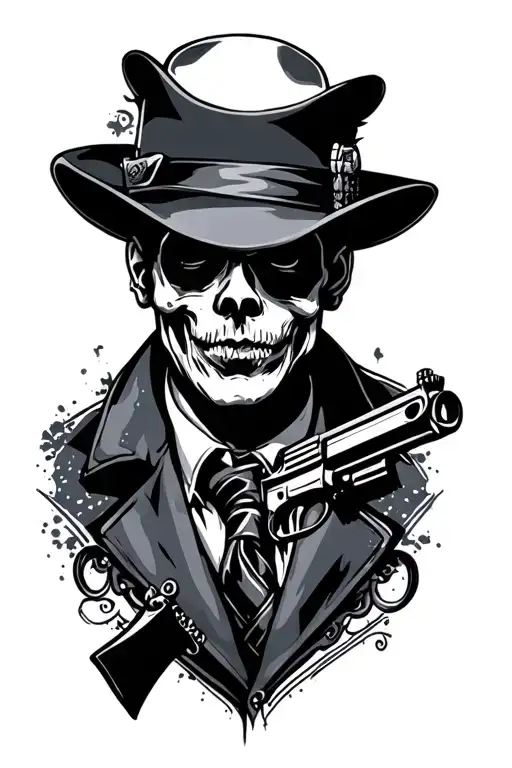 Gangster Style Design Featuring