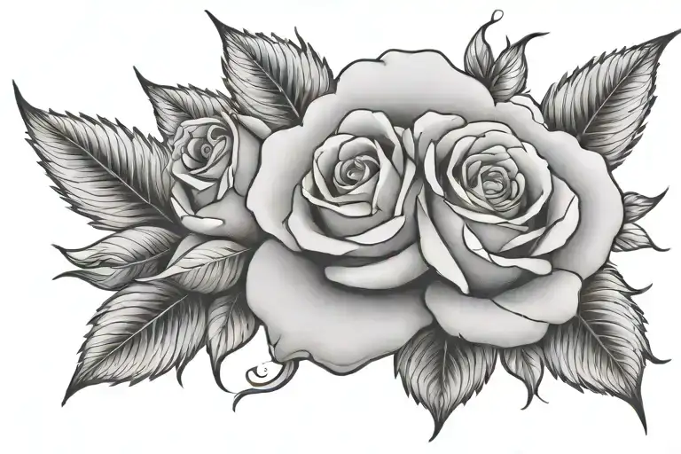 The Name Jasmina With A Rose Wrapped Tightly