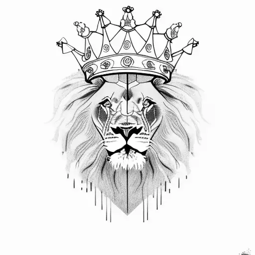 Lion With A Crown