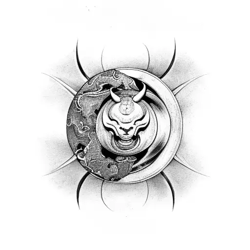Devil Angel Animal Earth Yin Yang