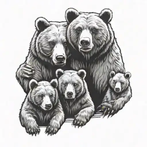 3 Bears 1 Father With 2 Sons