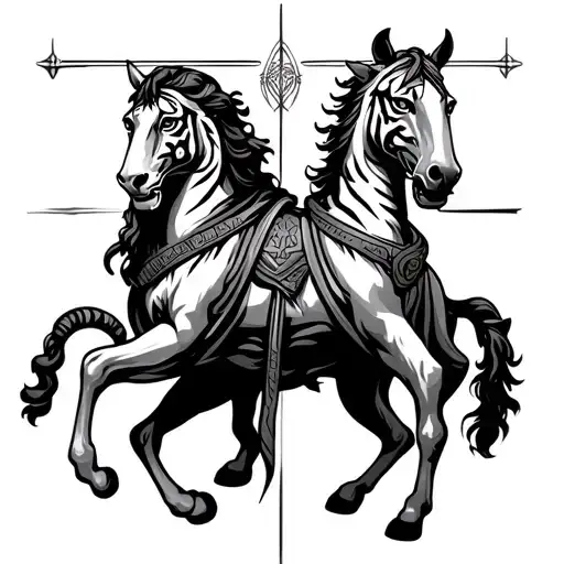 Jesus Tiger Spartan Atlas Greek God Horses