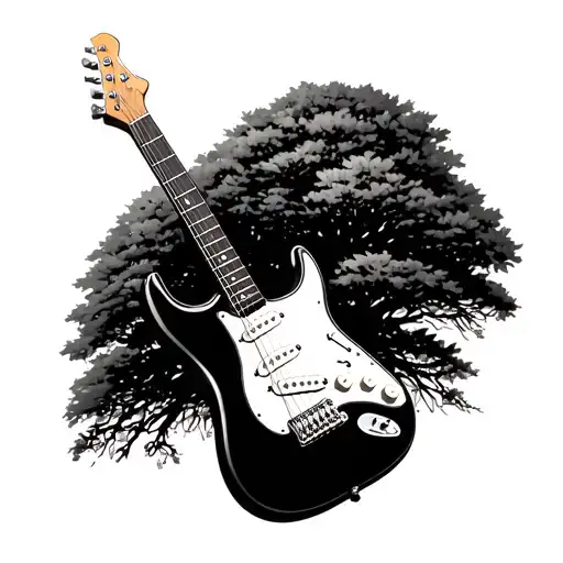 Stratocaster That Turns Into A Tree
