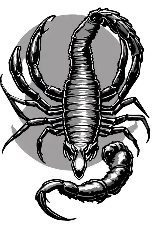 Scorpion Surrounding Knife