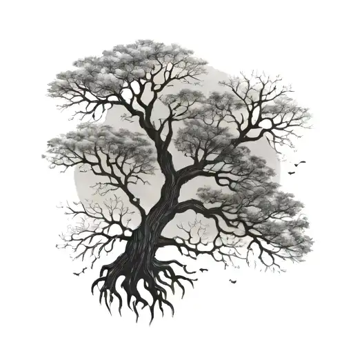 Three First Names In The Middle Of A Tree P