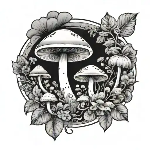 Mushroom Circle Feminine
