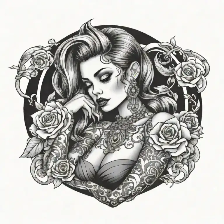 Beautiful Woman Waiting