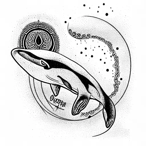 Nature Orca Geometric Momento Mori