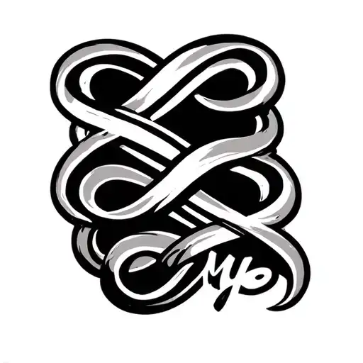 Infinity Line With Remy Name