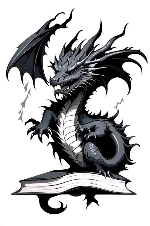 Black Dragon Lightening Books