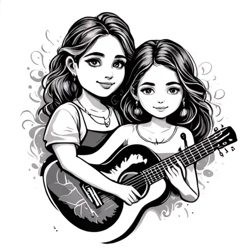 Mom Daughter Music Caretaker