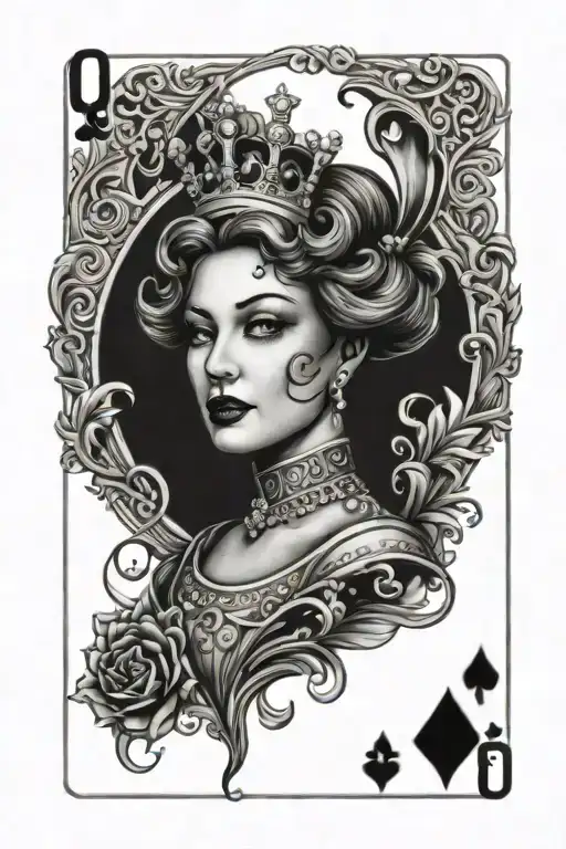 Playing Card Queen