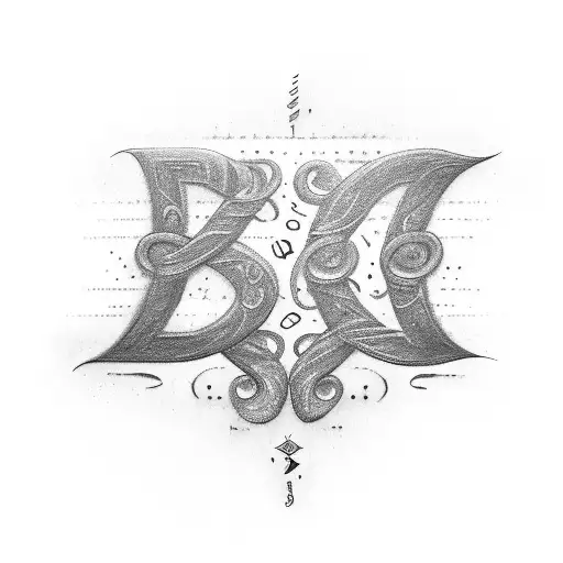 An Elegant Script Tattoo Of The Names 'Szhruthi' And 'Prabhu' Intertwined