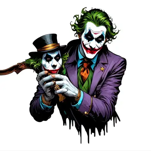 Joker Holding Jack Of All Trades