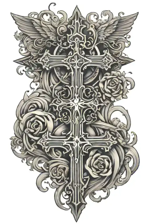 Faith And Cross Surrounded