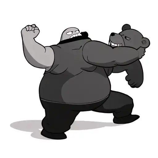 Peter From Family Guy Fighting Ted