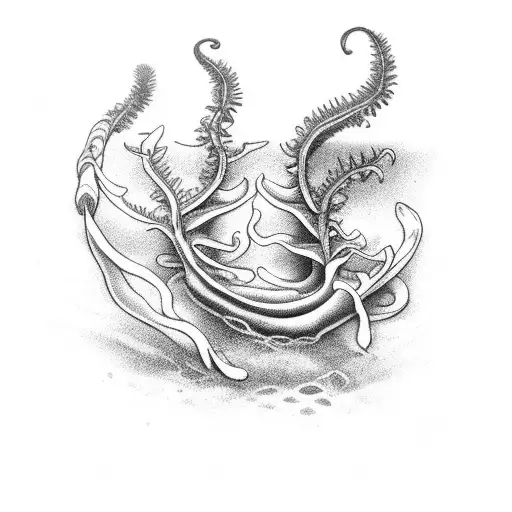 Swordfern And Bull Kelp