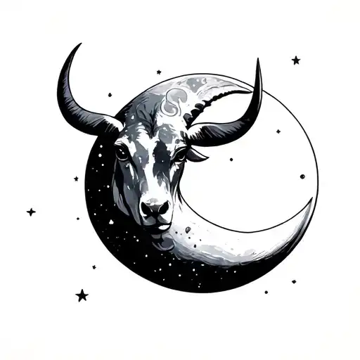 Aldebaran And Taurus Sign Cute And Small Moon