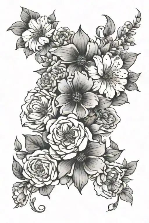 Feb April May Nov Birth Month Flowers