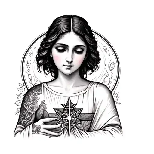 Dunja Christian Mother Holding Her