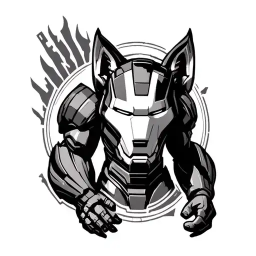 Ironman Logo Incorporated And Husky