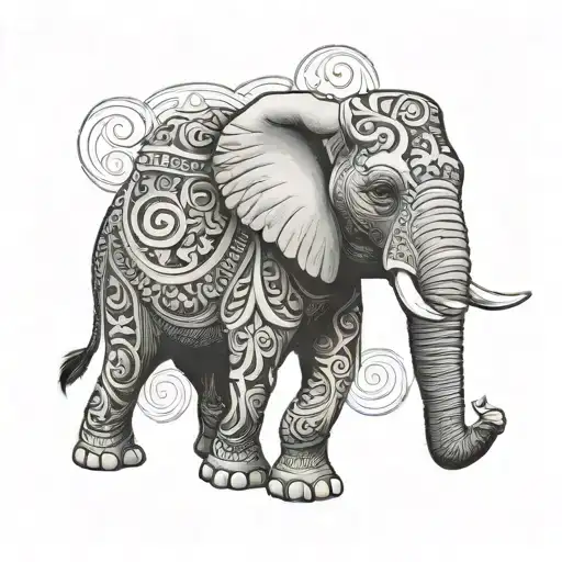 Elephant With Gun