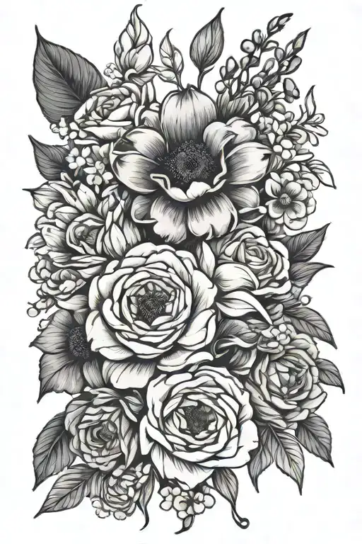 Birth Flower Bouquet