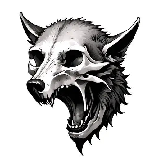 Wolf Skull Realism