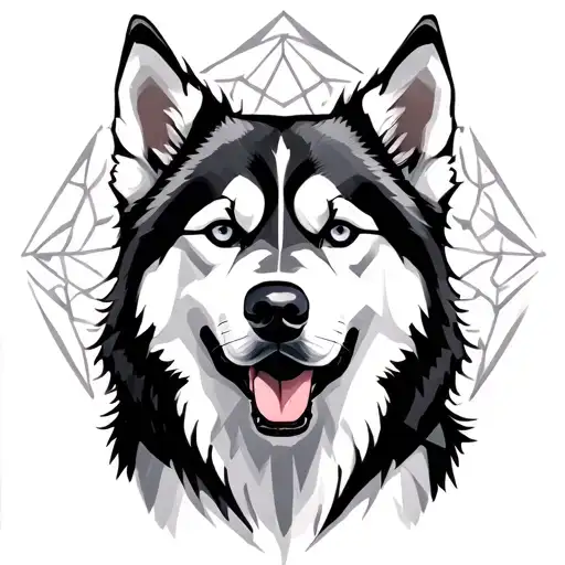Husky With Geometry Symbologies