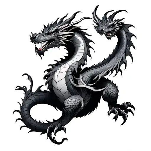 Detailed Dragon Wrapped