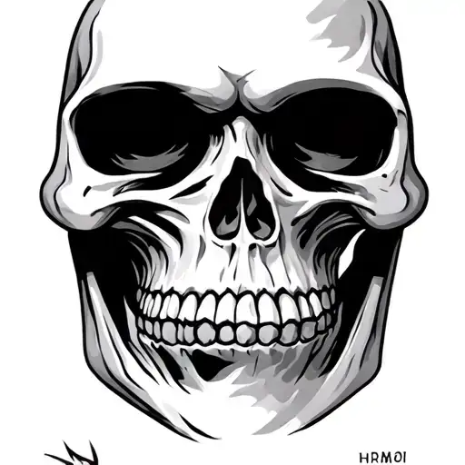 Two Face Skull