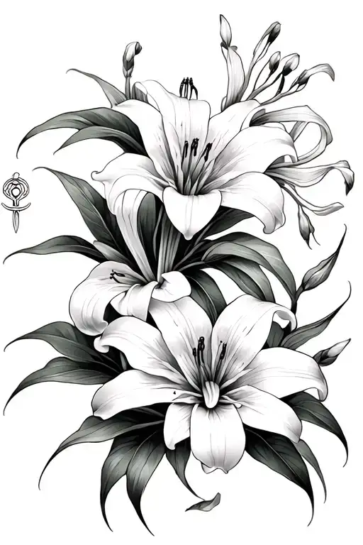 Spider Lilies With Gemini Zodiac Sign