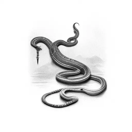 Snake Wrapped Sword